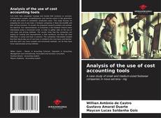 Capa do livro de Analysis of the use of cost accounting tools 