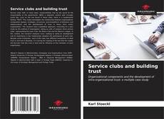 Buchcover von Service clubs and building trust