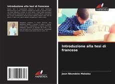 Bookcover of Introduzione alla tesi di francese