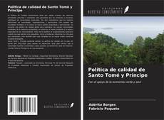 Capa do livro de Política de calidad de Santo Tomé y Príncipe 