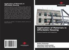 Portada del libro de Application of Materials in Affordable Housing