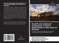 Capa do livro de Runoff and sediment production in micro-watersheds in the state of Paraíba 
