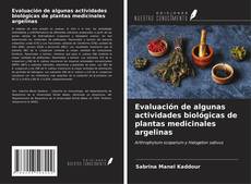 Portada del libro de Evaluación de algunas actividades biológicas de plantas medicinales argelinas