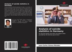 Analysis of suicide statistics in Germany kitap kapağı