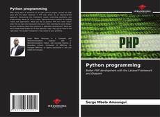 Buchcover von Python programming