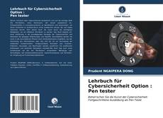Lehrbuch für Cybersicherheit Option : Pen tester kitap kapağı