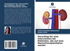 Capa do livro de Vorschlag für eine Intervention bei Patienten, die auf eine Nierentransplantation warten 
