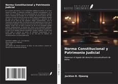 Buchcover von Norma Constitucional y Patrimonio Judicial