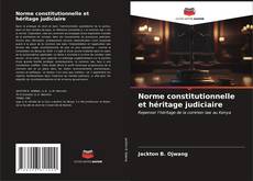 Couverture de Norme constitutionnelle et héritage judiciaire