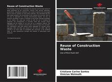 Reuse of Construction Waste kitap kapağı