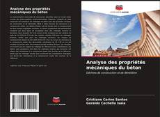 Capa do livro de Analyse des propriétés mécaniques du béton 