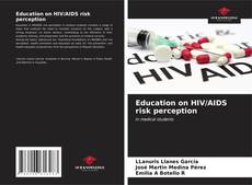 Capa do livro de Education on HIV/AIDS risk perception 
