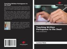 Teaching Written Portuguese to the Deaf: kitap kapağı