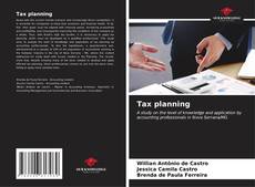 Capa do livro de Tax planning 