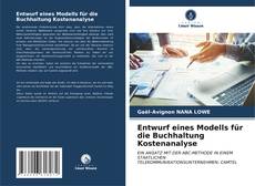 Buchcover von Entwurf eines Modells für die Buchhaltung Kostenanalyse