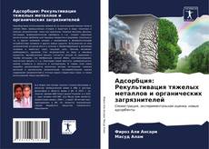 Portada del libro de Адсорбция: Рекультивация тяжелых металлов и органических загрязнителей
