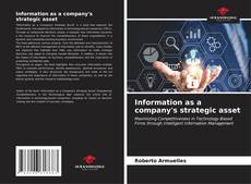 Bookcover of Information as a company's strategic asset