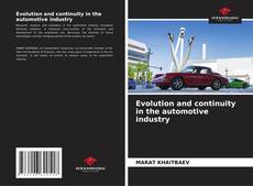 Portada del libro de Evolution and continuity in the automotive industry