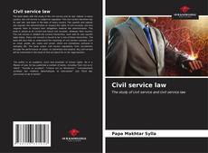 Portada del libro de Civil service law