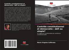 Buchcover von Contrôle constitutionnel et démocratie : défi ou utopie?