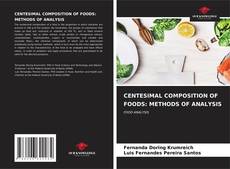 Couverture de CENTESIMAL COMPOSITION OF FOODS: METHODS OF ANALYSIS
