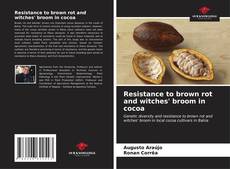 Portada del libro de Resistance to brown rot and witches' broom in cocoa