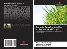 Buchcover von Remote Sensing Applied to Agricultural Crops
