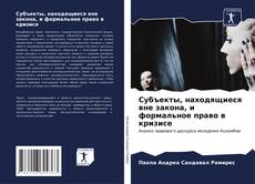 Bookcover of Субъекты, находящиеся вне закона, и формальное право в кризисе
