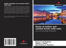 Couverture de Study of hollow soil-cement bricks with soils