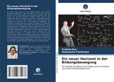 Bookcover of Ein neuer Horizont in der Bildungsbewegung