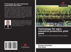 Обложка Technology for agro-industrial production pilot plant