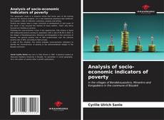 Couverture de Analysis of socio-economic indicators of poverty