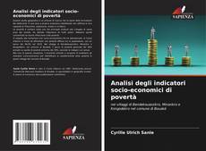 Capa do livro de Analisi degli indicatori socio-economici di povertà 