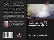 Bookcover of L'attività mineraria in Colombia: sviluppo e necessità del settore
