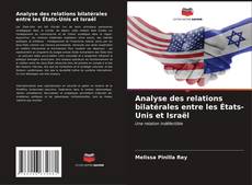 Analyse des relations bilatérales entre les États-Unis et Israël kitap kapağı