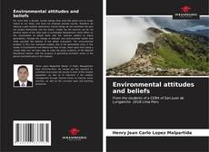 Couverture de Environmental attitudes and beliefs