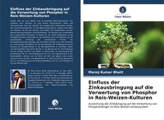 Buchcover von Einfluss der Zinkausbringung auf die Verwertung von Phosphor in Reis-Weizen-Kulturen
