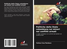 Portada del libro de Politiche dello Stato colombiano sui minori nei conflitti armati
