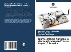 Capa do livro de Journalistische Kulturen in der geschriebenen Presse. Region 5 Ecuador 