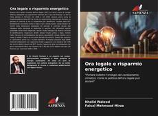 Bookcover of Ora legale e risparmio energetico