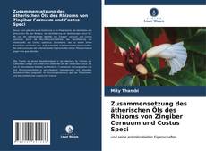 Zusammensetzung des ätherischen Öls des Rhizoms von Zingiber Cernuum und Costus Speci kitap kapağı