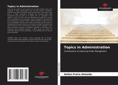 Buchcover von Topics in Administration