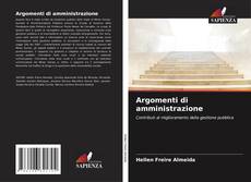 Bookcover of Argomenti di amministrazione