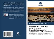 Capa do livro de Llachon: Qualität der touristischen Dienstleistungen in einheimischen Gemeinden 