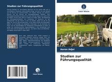 Capa do livro de Studien zur Führungsqualität 