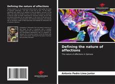 Capa do livro de Defining the nature of affections 