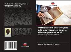 Portada del libro de Participation des citoyens à la gouvernance pour le développement local
