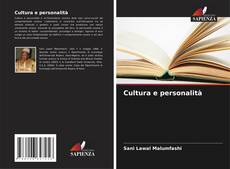 Capa do livro de Cultura e personalità 