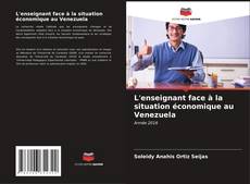 Capa do livro de L'enseignant face à la situation économique au Venezuela 
