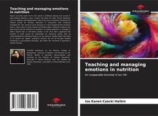 Portada del libro de Teaching and managing emotions in nutrition